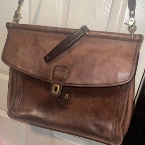Vintage COACH 5266 Beekman Messenger Briefcase Laptop Bag